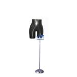Inflatable Female Panty Form, with MS1 Stand, Shiny Black